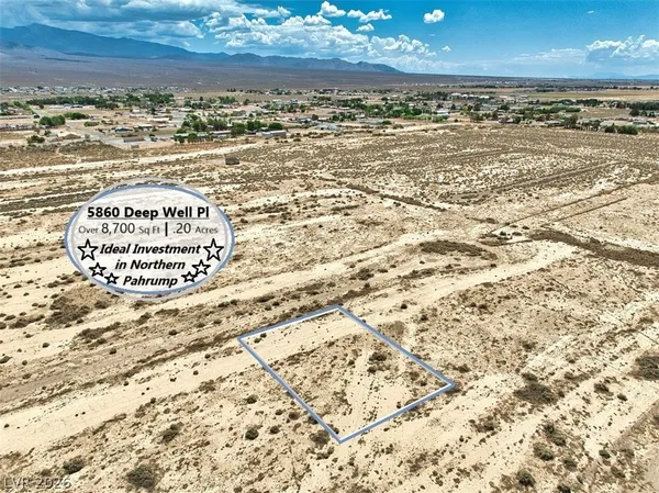 $8,900 | 5860 North Deep Wl Place, Pahrump, NV 89060