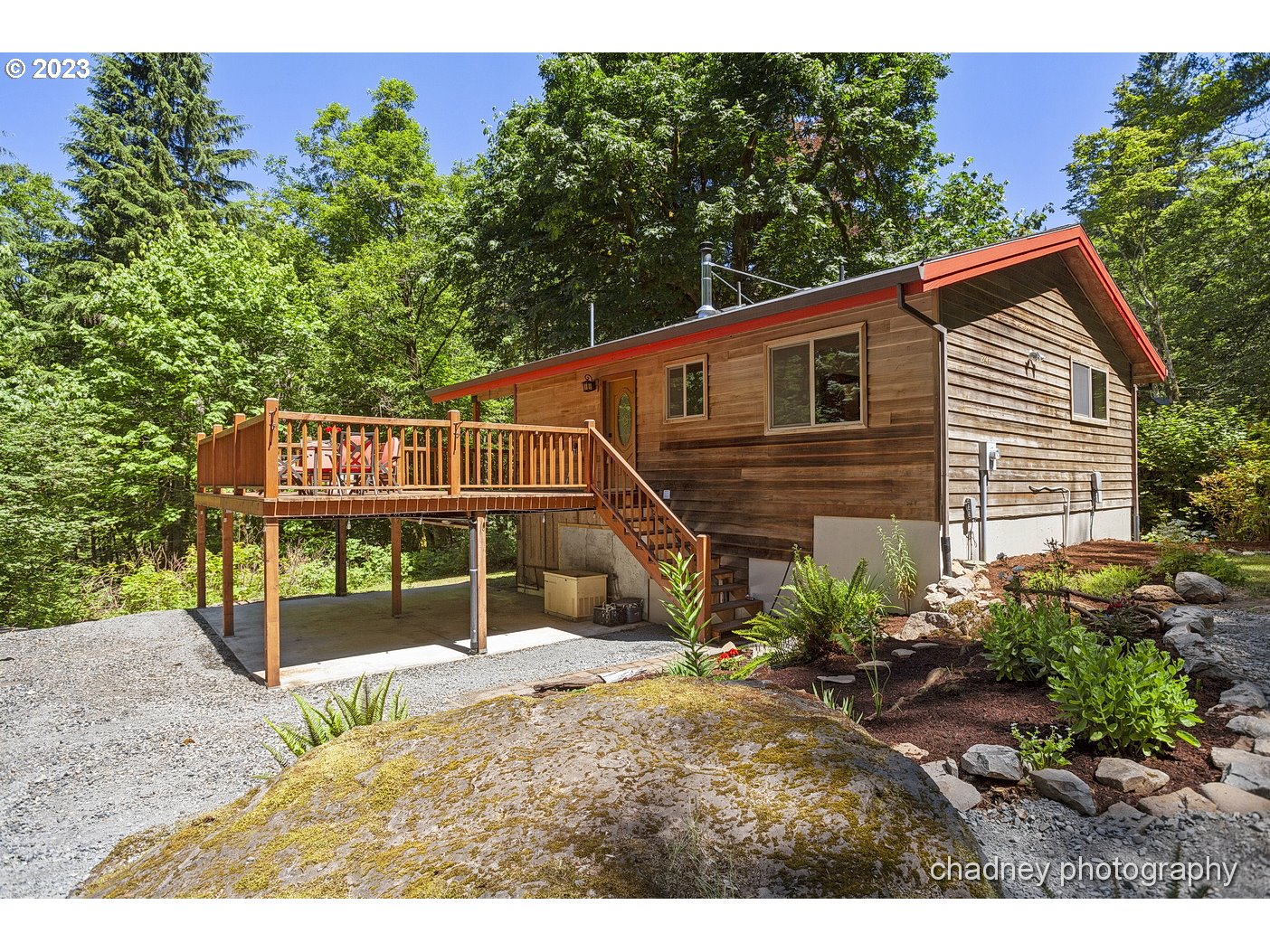 2847 Northeast Brower Road Corbett, OR 97019 - Photo 2 of 48 a view of a house with a yard