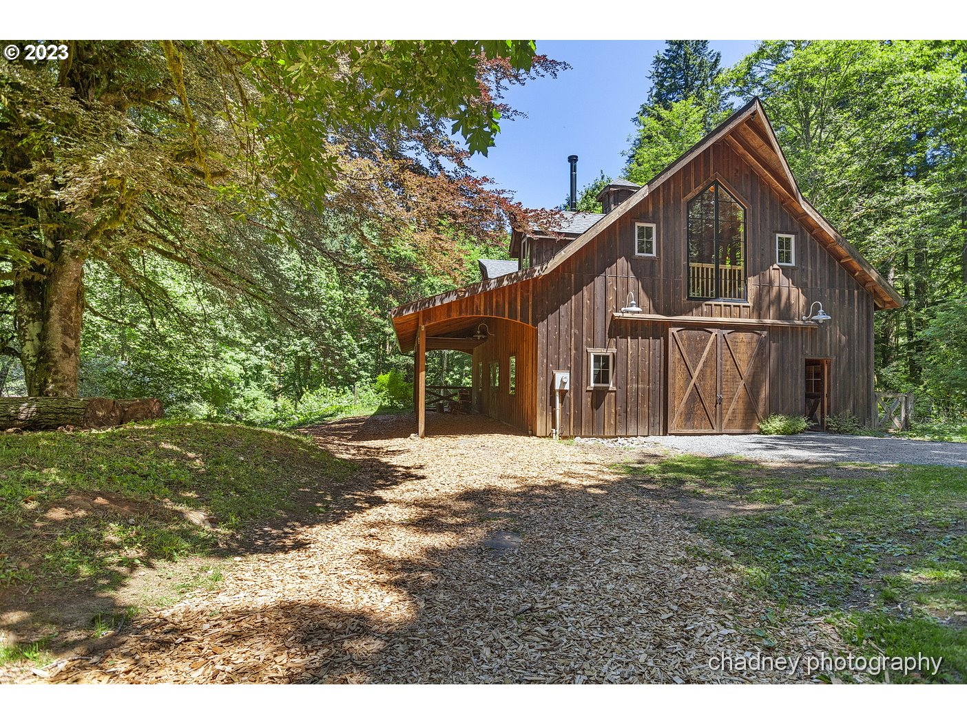 2847 Northeast Brower Road Corbett, OR 97019 - Photo 27 of 48 a view of a house with a yard