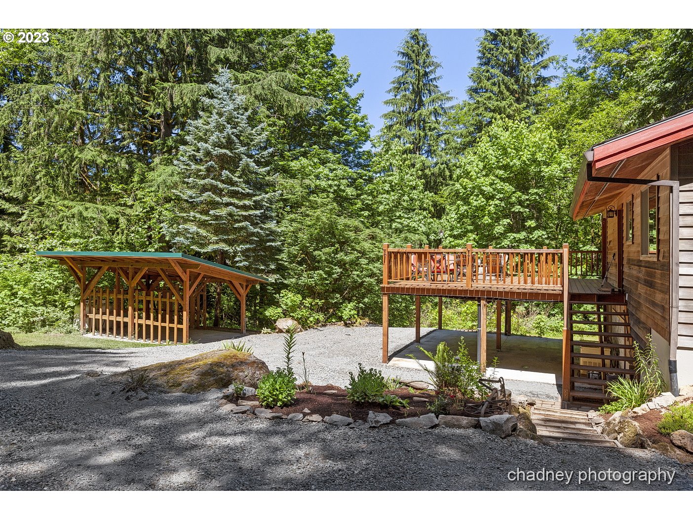 2847 Northeast Brower Road Corbett, OR 97019 - Photo 3 of 48 a view of outdoor space yard and deck