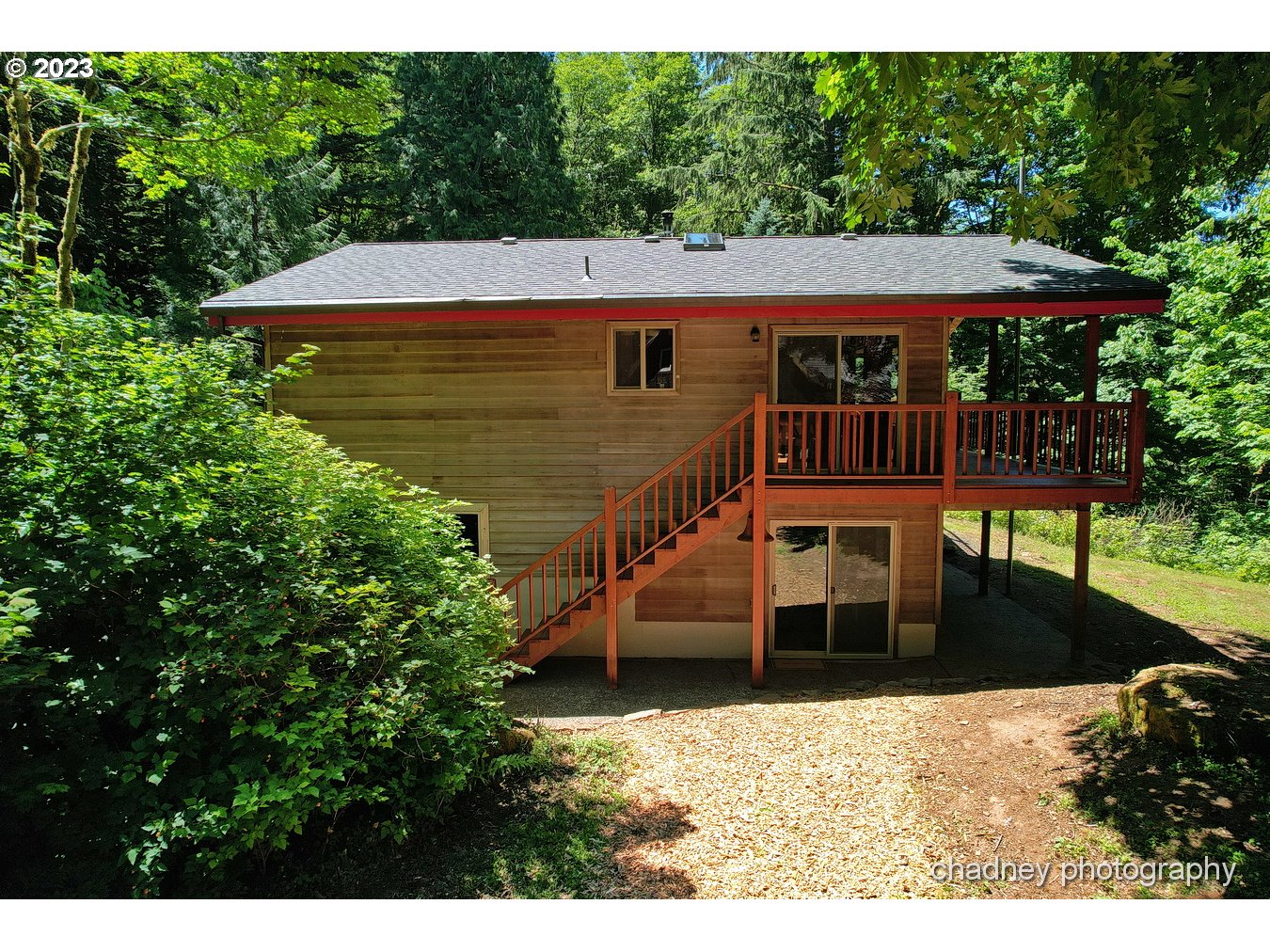 2847 Northeast Brower Road Corbett, OR 97019 - Photo 46 of 48 a view of a house with a yard