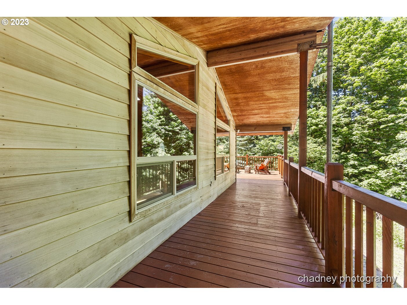 2847 Northeast Brower Road Corbett, OR 97019 - Photo 8 of 48 a view of balcony with wooden floor
