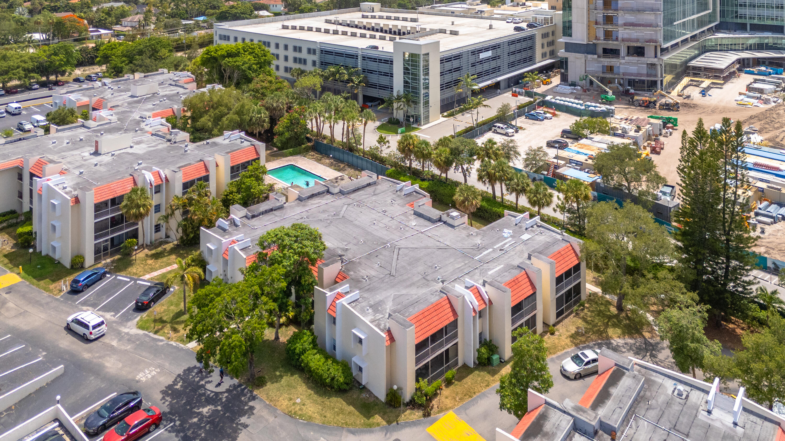 628 Northwest 13th Street, Unit 11 Boca Raton, FL 33486 - Photo 16 of 22 a aerial view of multi story residential apartment building with yard