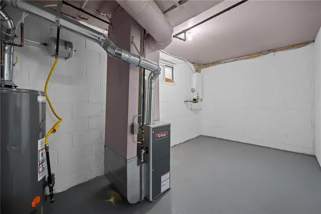 a view of storage and utility room