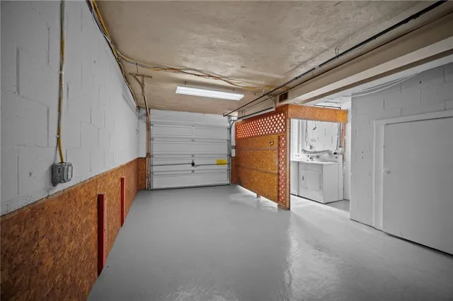 a view of storage and utility room