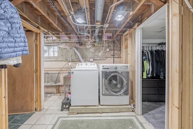 a view of a hallway with seating space