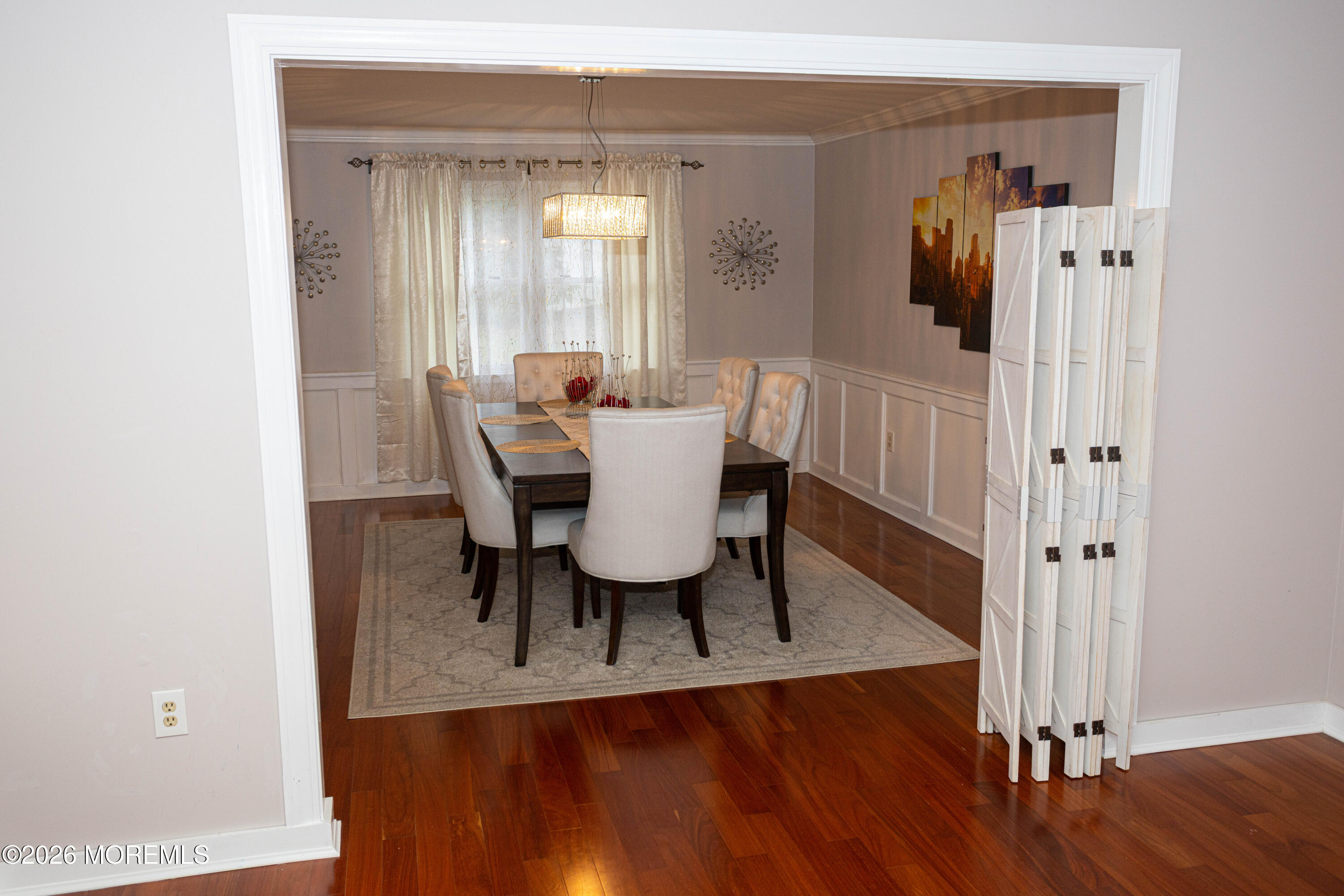 31 Scarlet Drive Parlin, NJ 08859 - Photo 18 of 67 a view of a dining room with furniture and wooden floor