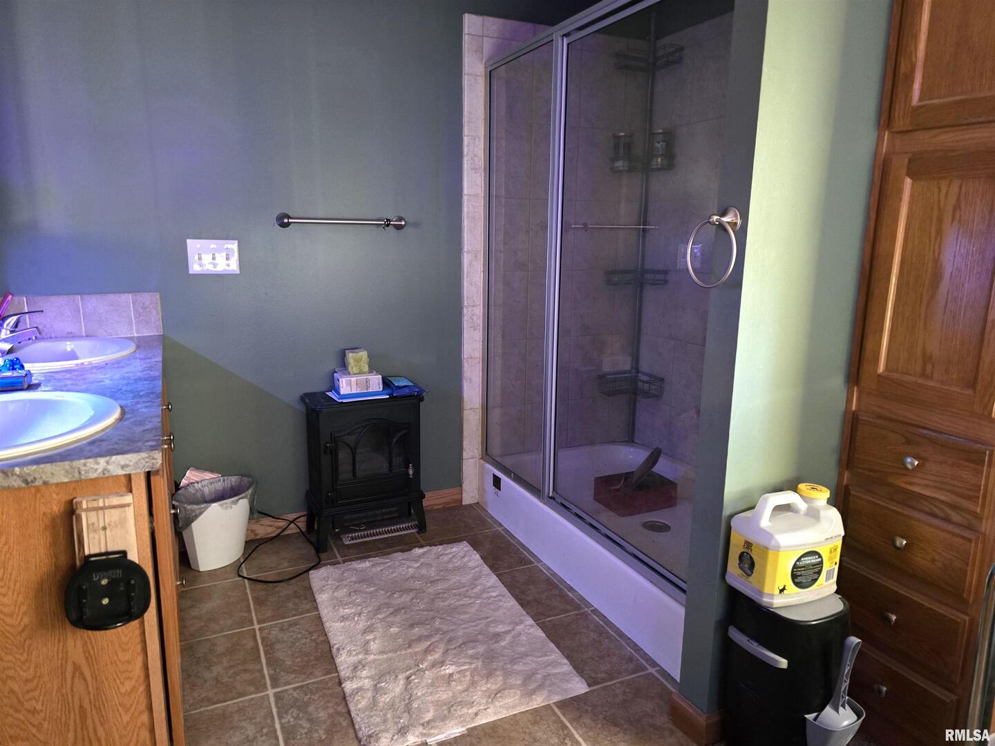 13960 Meridian Road Carterville, IL 62918 - Photo 14 of 18 a bathroom with a sink and a shower