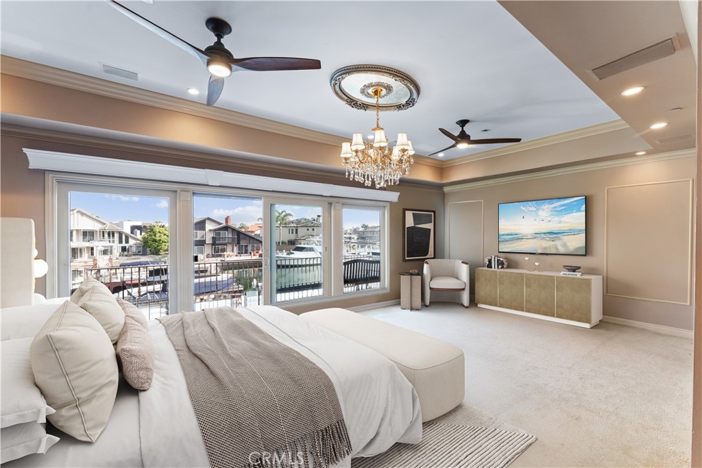 3781 Ragtime Circle Huntington Beach, CA 92649 - Photo 9 of 55 a bedroom with furniture and a large window