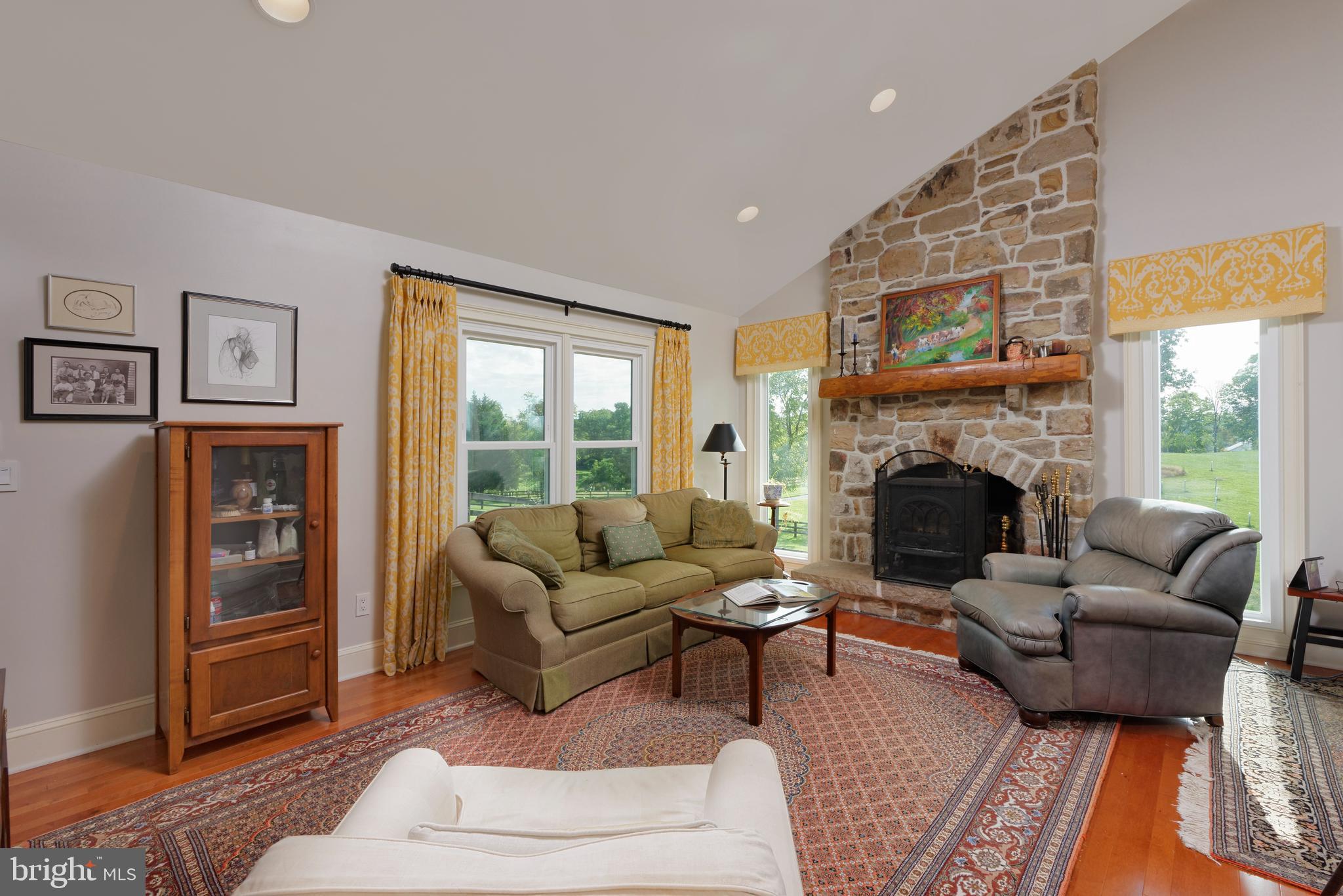 35673 Millville Road Middleburg, VA 20117 - Photo 4 of 53 Living room has cathedral ceilings