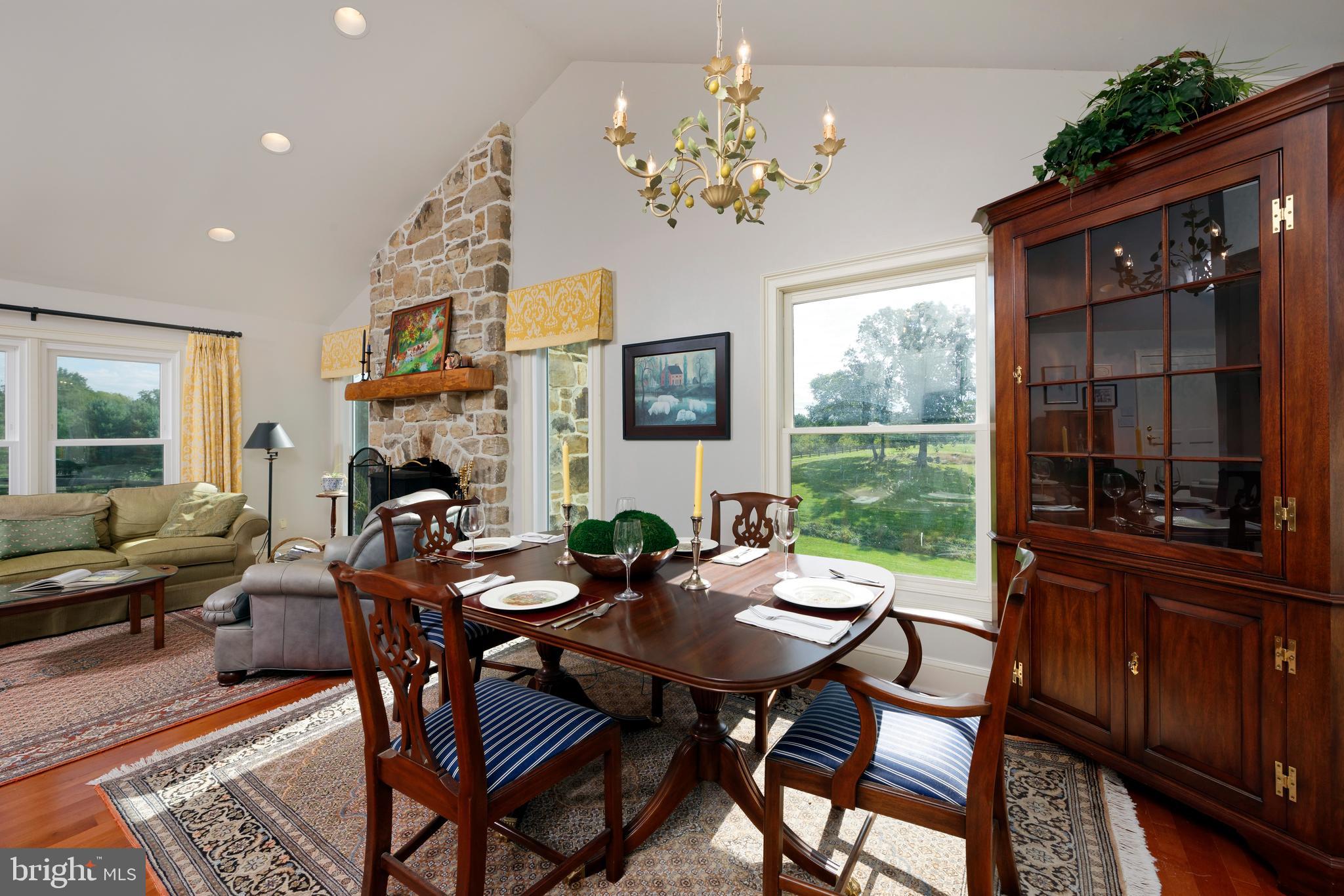 35673 Millville Road Middleburg, VA 20117 - Photo 6 of 53 Dining room opens to the living toom