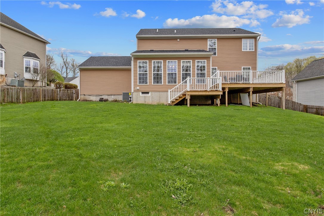8294 Luchsinger Lane Lysander, NY 13027 - Photo 38 of 47 Large private backyard, fully fenced for children