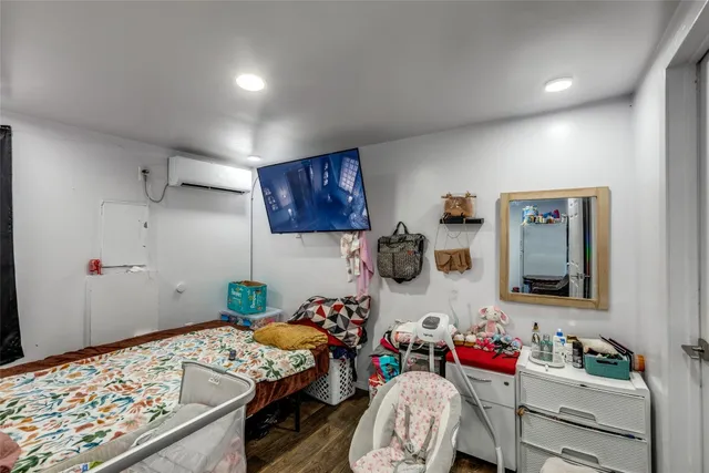 a view of a workspace with furniture and toys