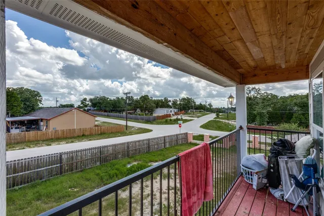 a outdoor space with lots of furniture and garden