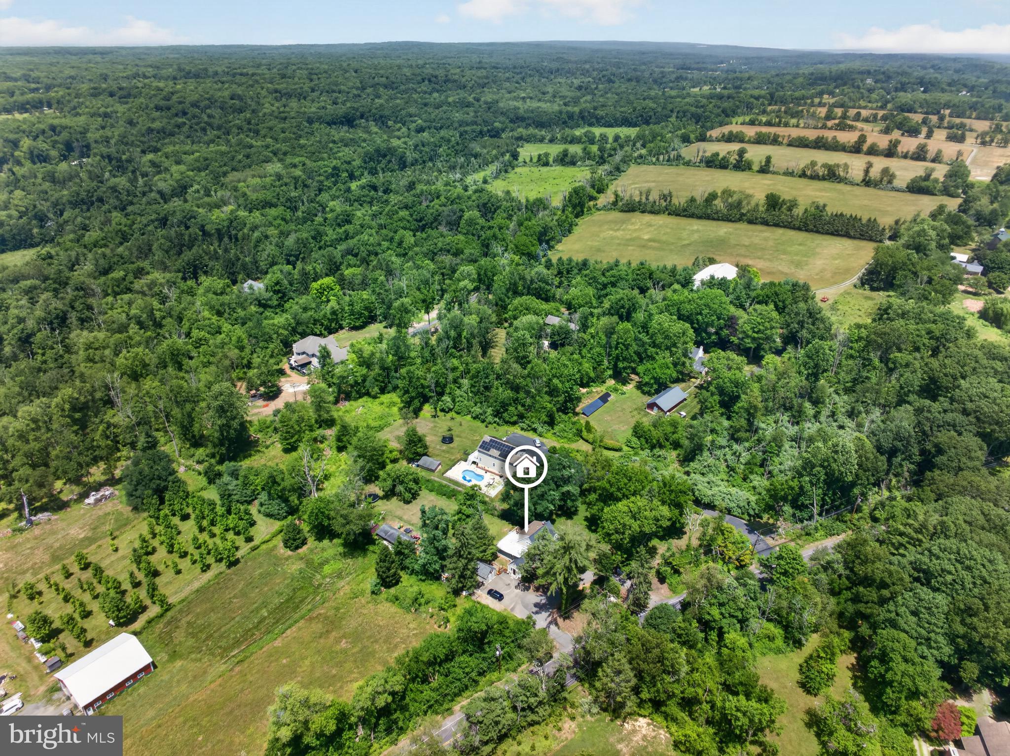 84 Lambertville Hopewell Road Hopewell, NJ 08525 - Photo 40 of 45 Property Aerial View