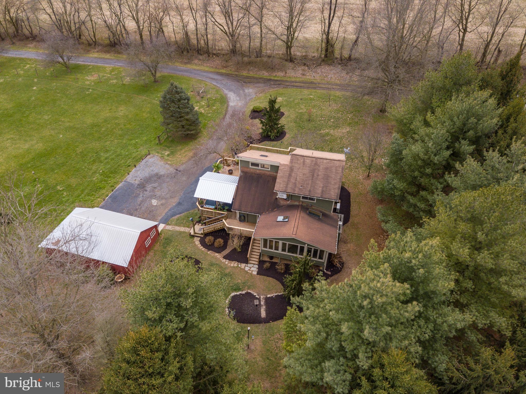 11850 Beaver Dam Road Union Bridge, MD 21791 - Photo 29 of 30 an aerial view of a house with garden space