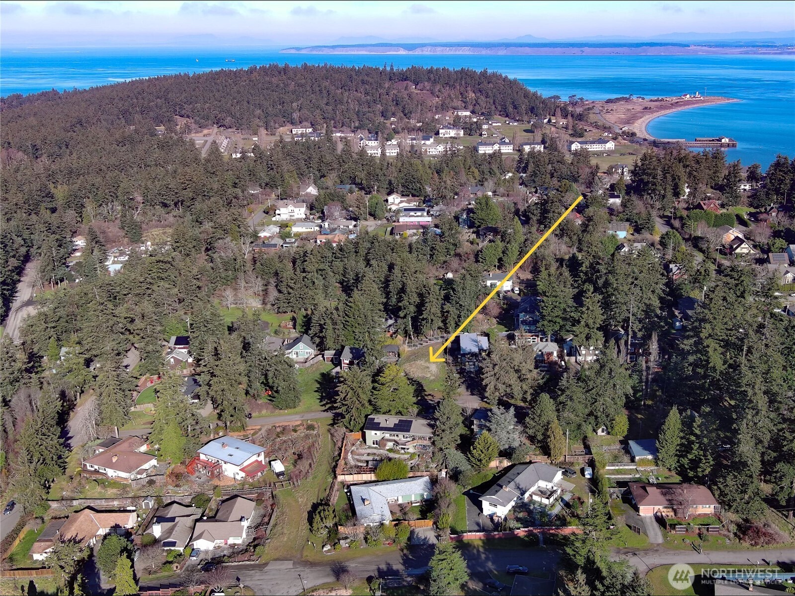 9999 P Street Port Townsend, WA 98368 - Photo 11 of 25 an aerial view of a city
