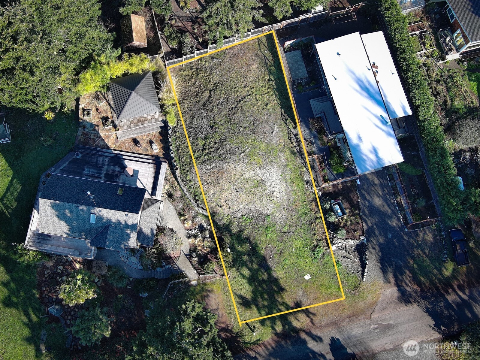 9999 P Street Port Townsend, WA 98368 - Photo 16 of 25 an aerial view of a house with a yard
