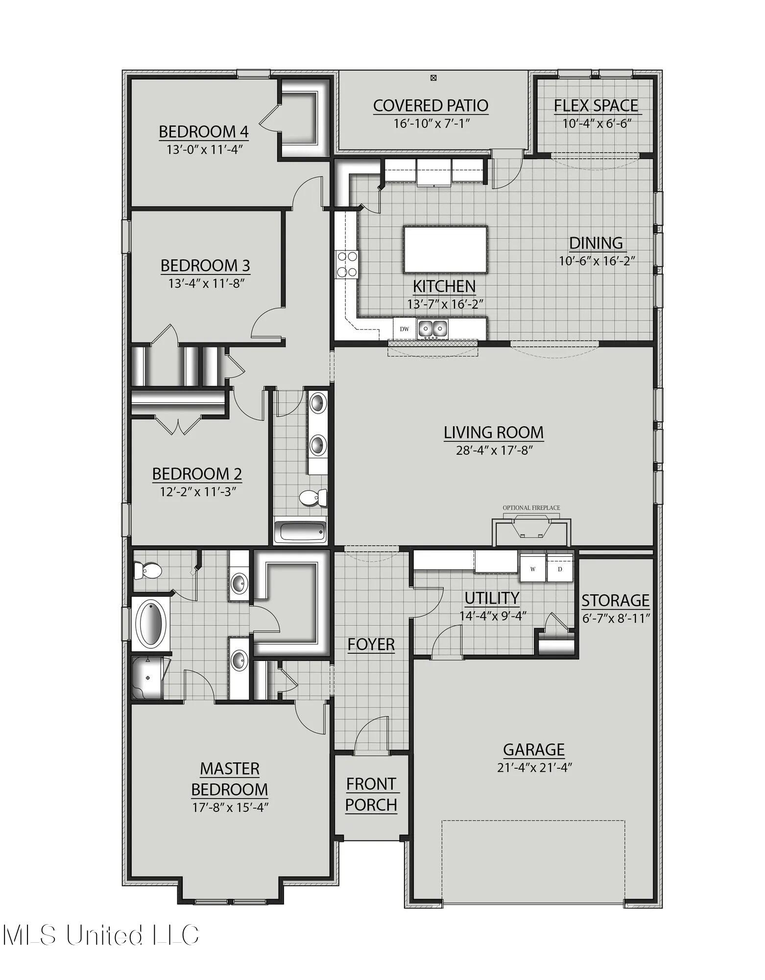 12184 Walker Road Ocean Springs, MS 39564 - Photo 3 of 3 Sycamore III G - Floor Plan