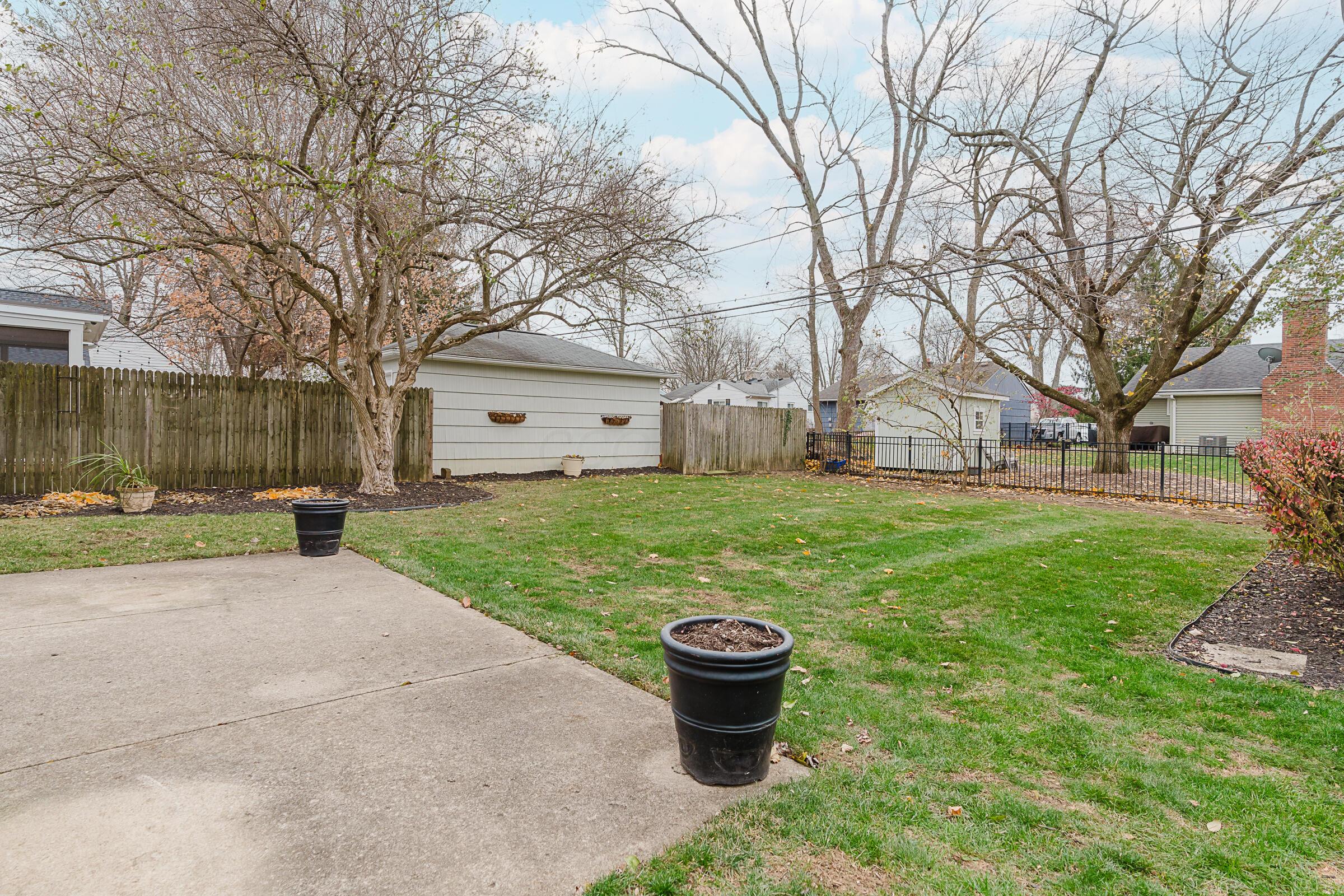 2063 Milden Road Columbus, OH 43221 - Photo 33 of 41 Concrete patio space and deep backyard