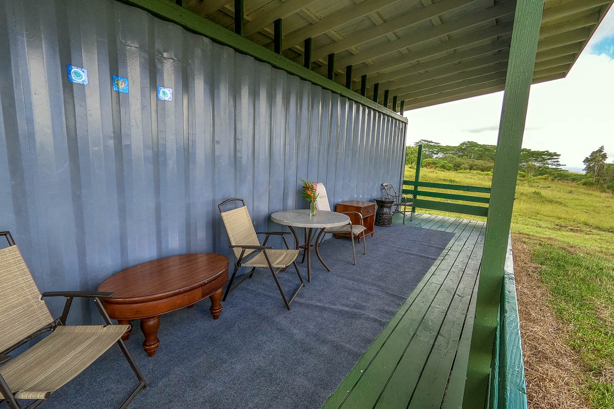 17-4870 Lot A South Road Mountain View, HI 96771 - Photo 10 of 29 a view of a backyard with furniture and a garden