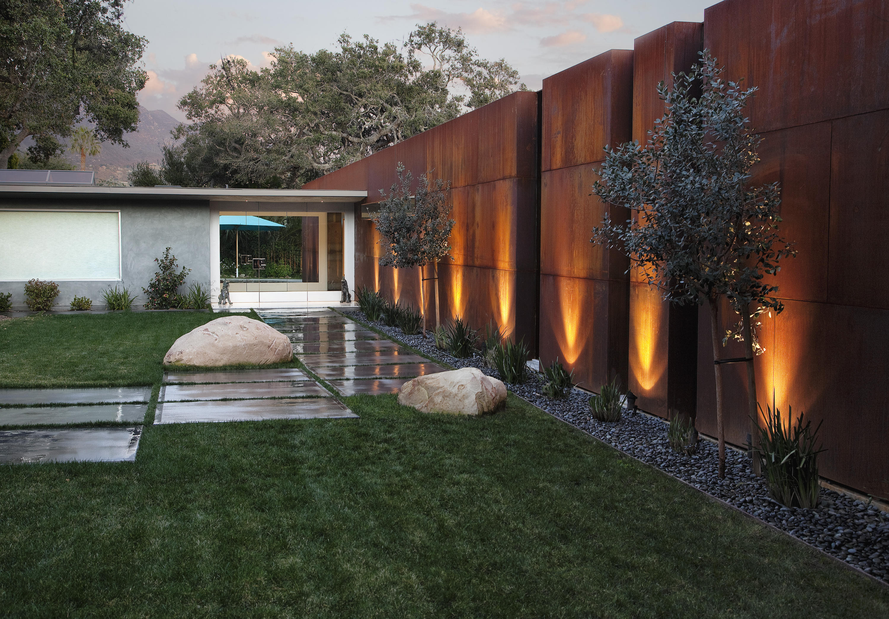 616 Hot Springs Road Santa Barbara, CA 93108 - Photo 11 of 26 a front view of a house with garden