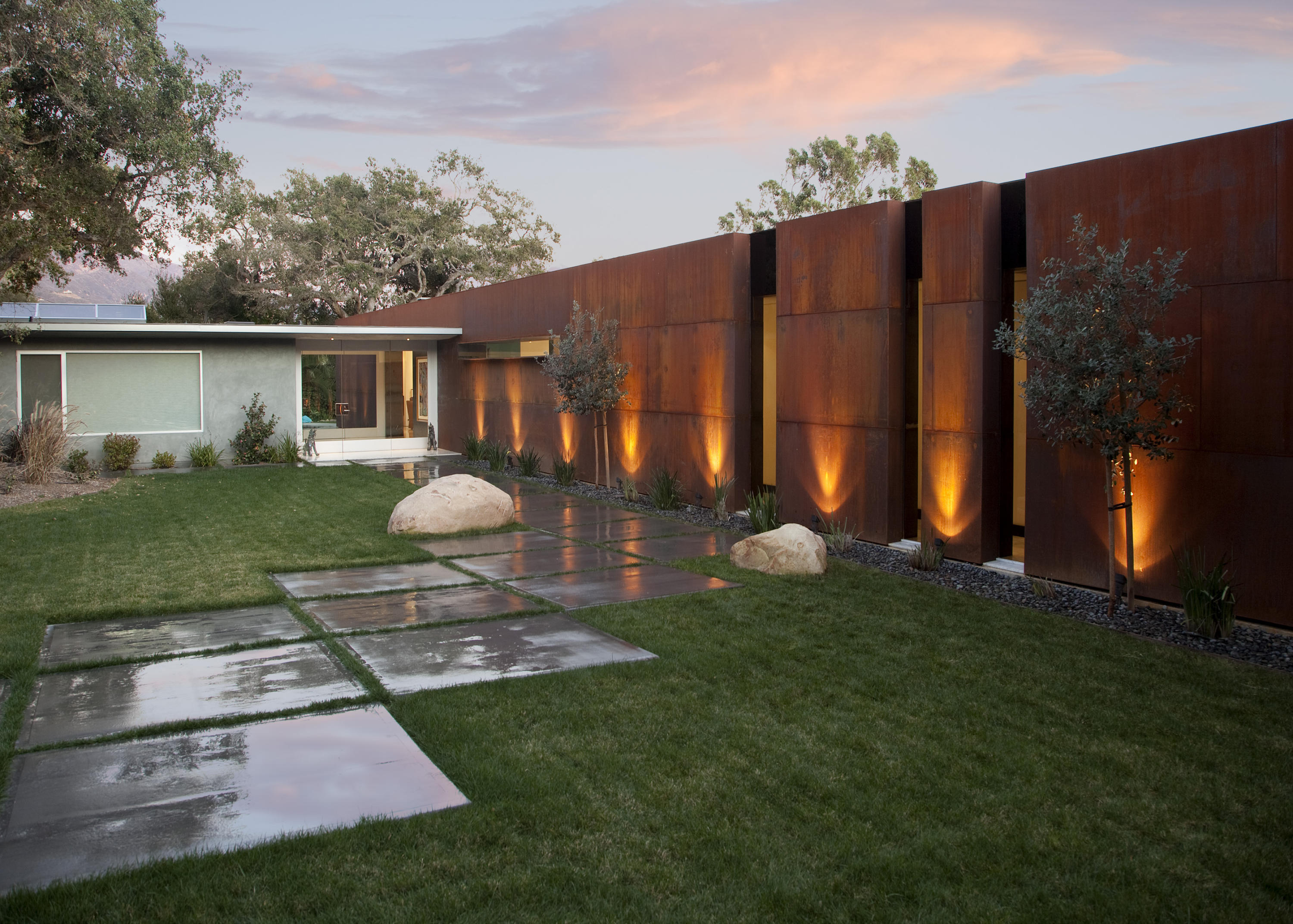 616 Hot Springs Road Santa Barbara, CA 93108 - Photo 12 of 26 a front view of a house with garden