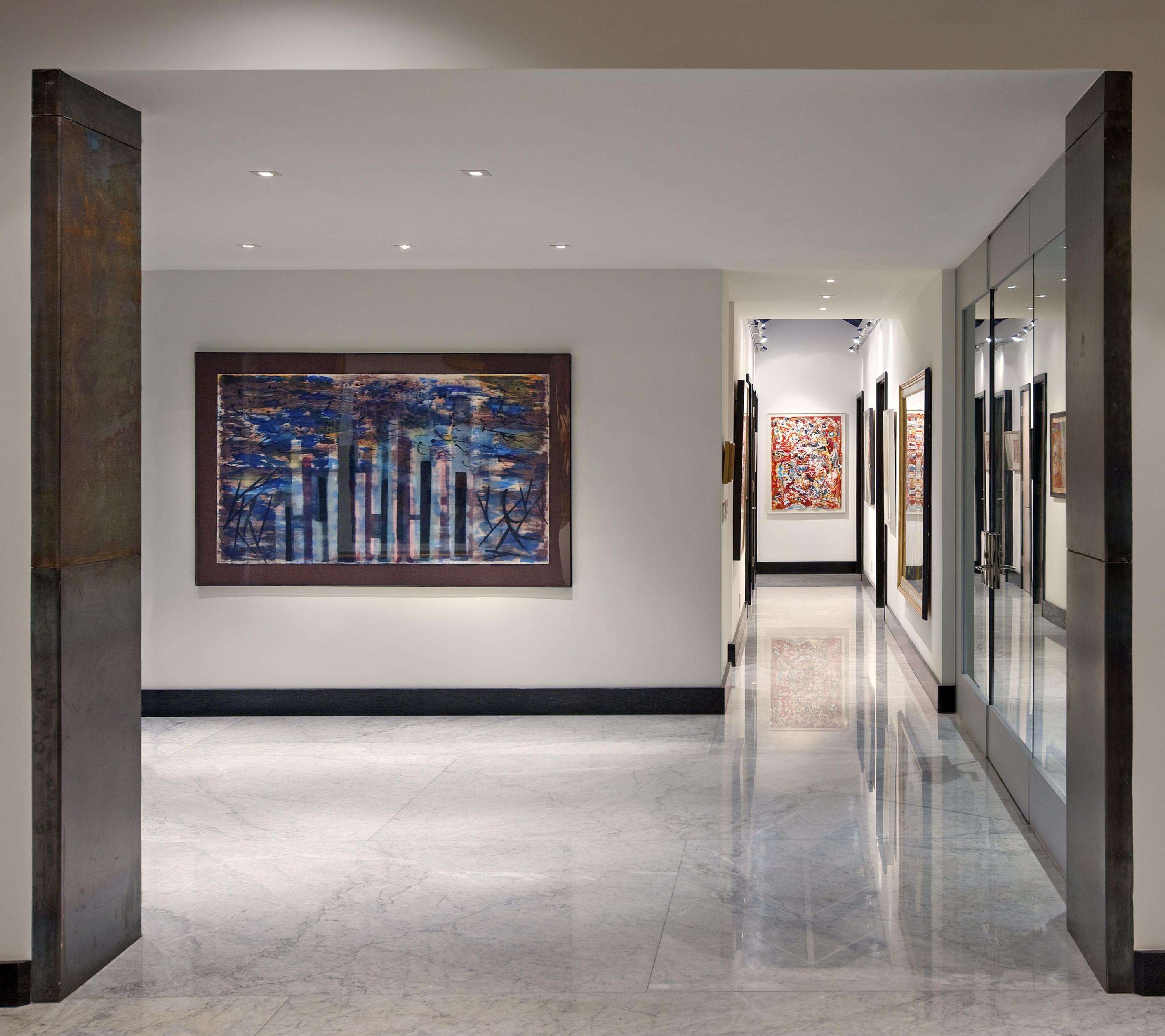 616 Hot Springs Road Santa Barbara, CA 93108 - Photo 4 of 26 a view of gallery with a hallway