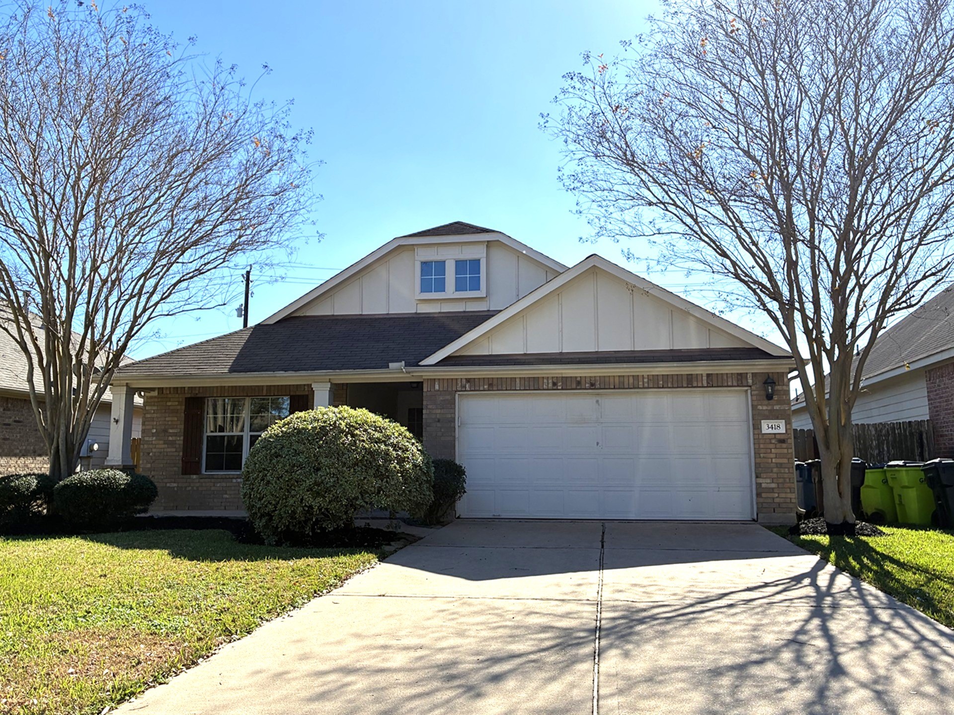 3418 Cypress Landing Court Rosenberg, TX 77471 - Photo 2 of 23 a front view of a house with a yard and garage