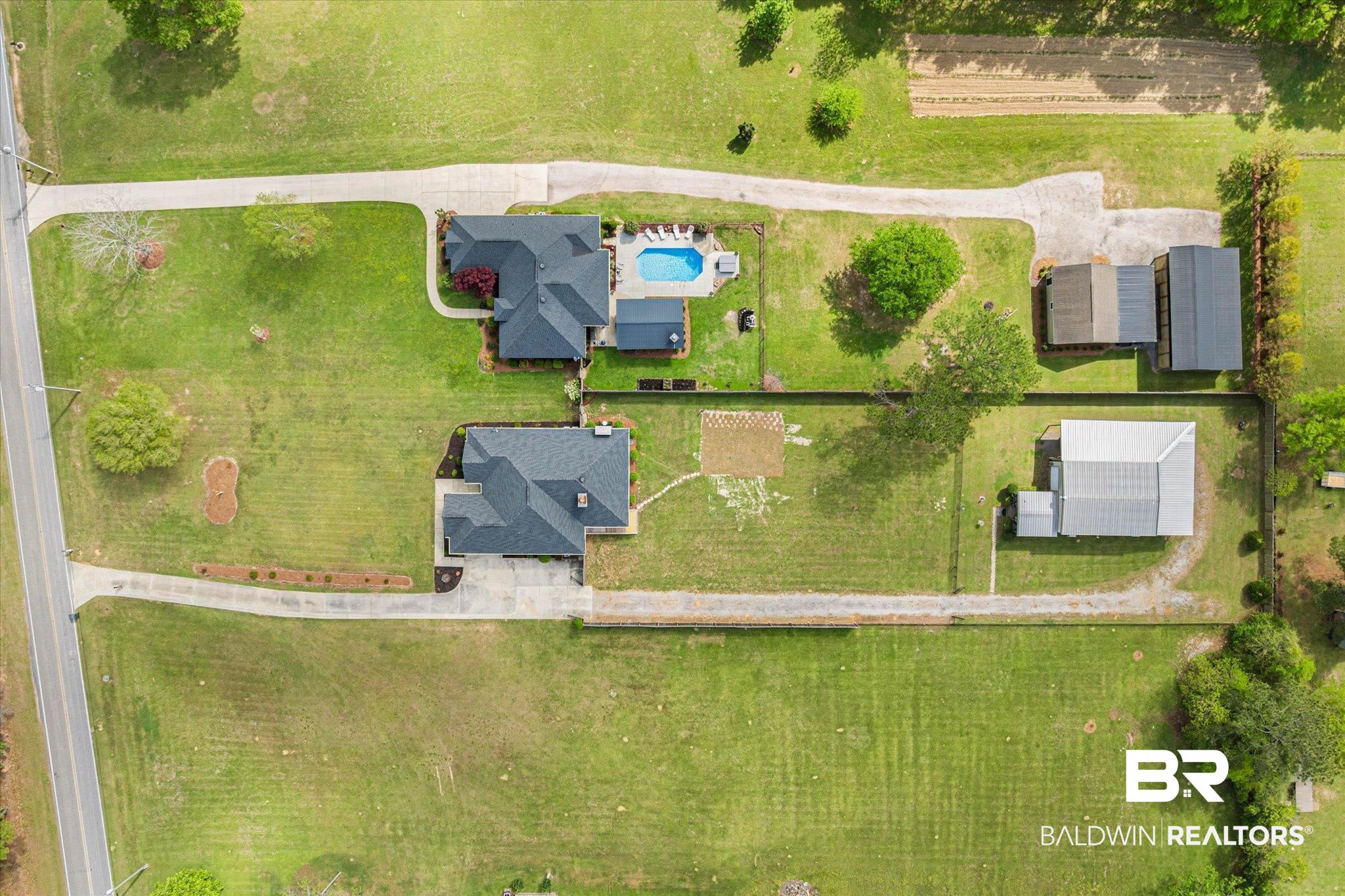14342 Styx River Road Stapleton, AL 36578 - Photo 44 of 56 Aerial View