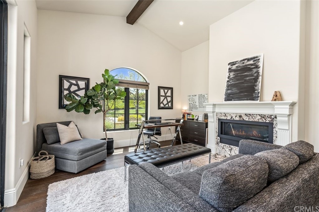 19 Alexa Lane Ladera Ranch, CA 92694 - Photo 29 of 40 a living room with furniture and a fireplace