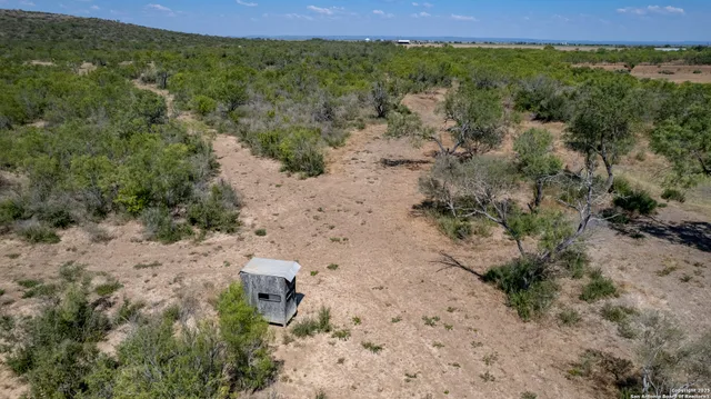 a view of a road with an outdoor space