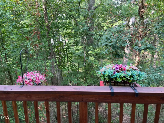 a green field with flowers