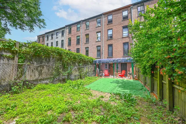 a view of building with garden
