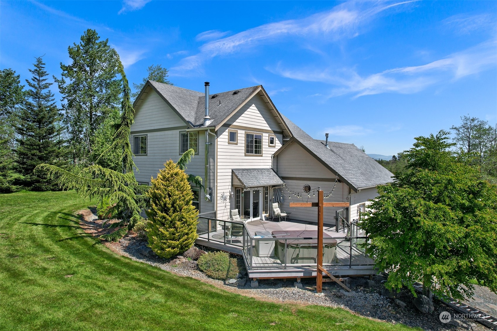 4979 Elder Road Ferndale, WA 98248 - Photo 20 of 24 a front view of a house with a yard