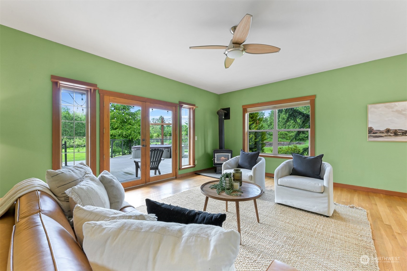 4979 Elder Road Ferndale, WA 98248 - Photo 9 of 24 a living room with furniture and a large window