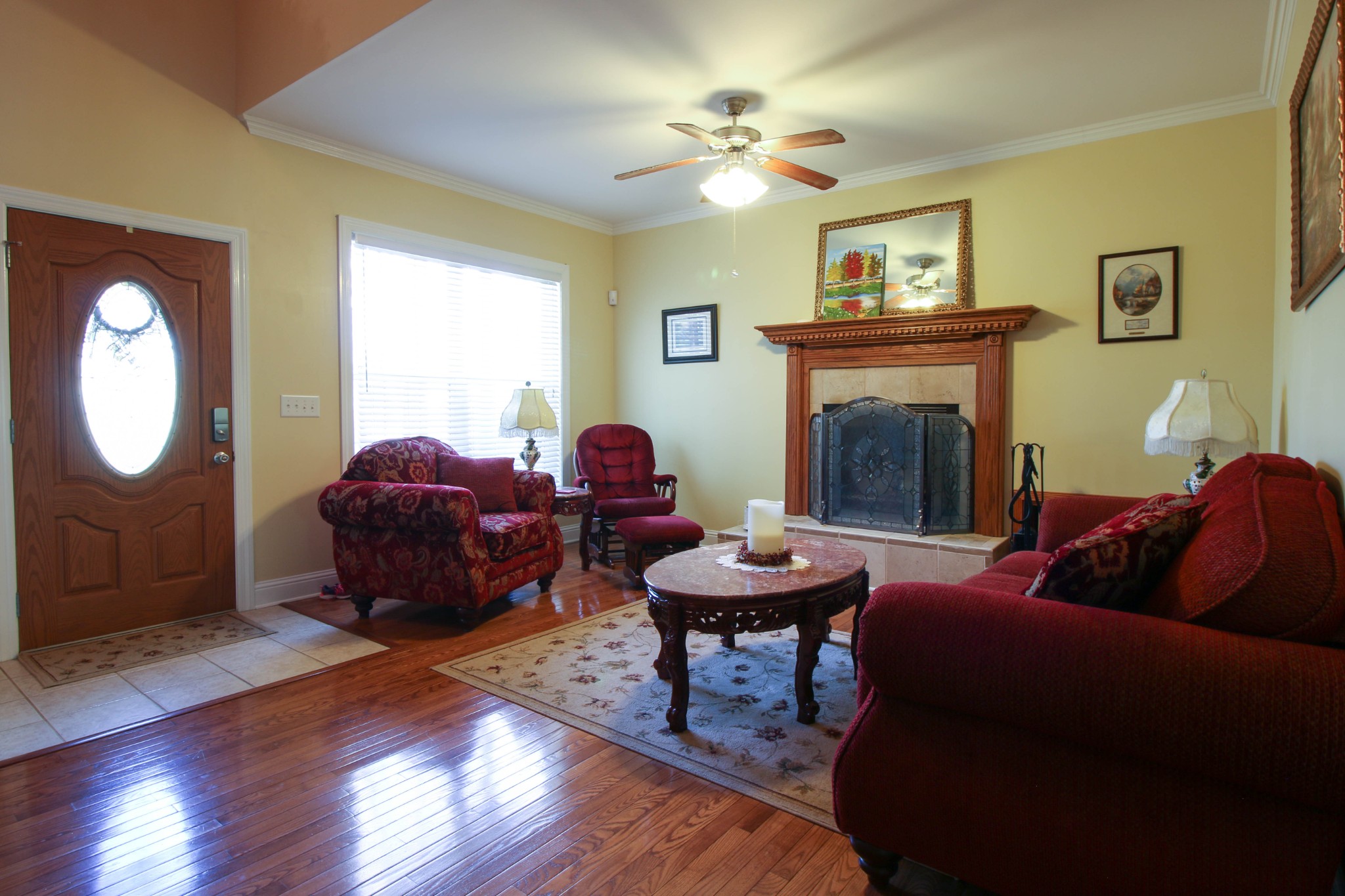 1783 Friendship Road Cross Plains, TN 37049 - Photo 10 of 24 a living room with furniture and a fireplace