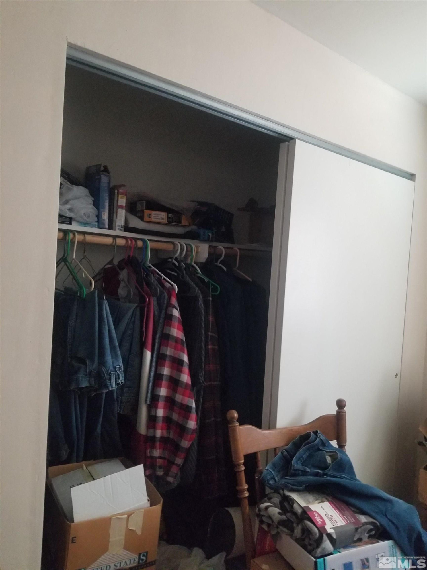 250-252 South Taylor Street Fallon, NV 89406 - Photo 24 of 29 a view of walk in closet with clothes and shoes