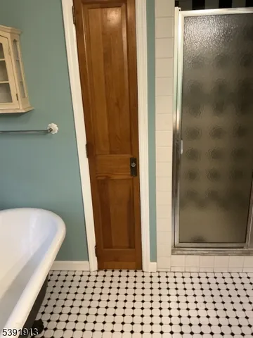 a refrigerator in a kitchen