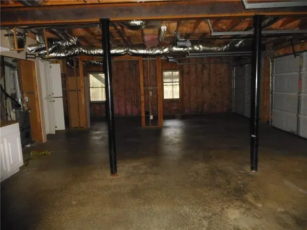 a view of a balcony with a window