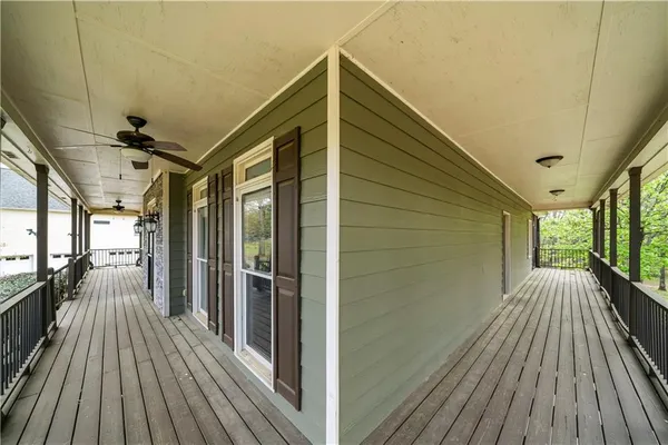 a view of a house with wooden floor