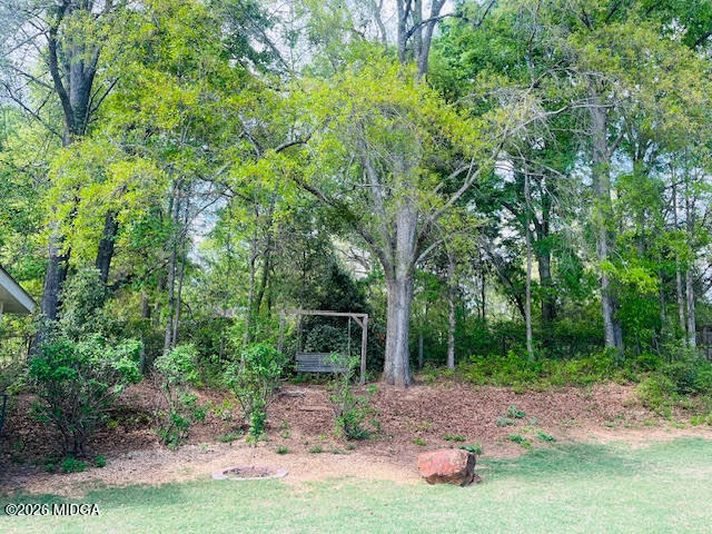 121 Presidents Way Forsyth, GA 31029 - Photo 24 of 25 a view of a backyard with large trees