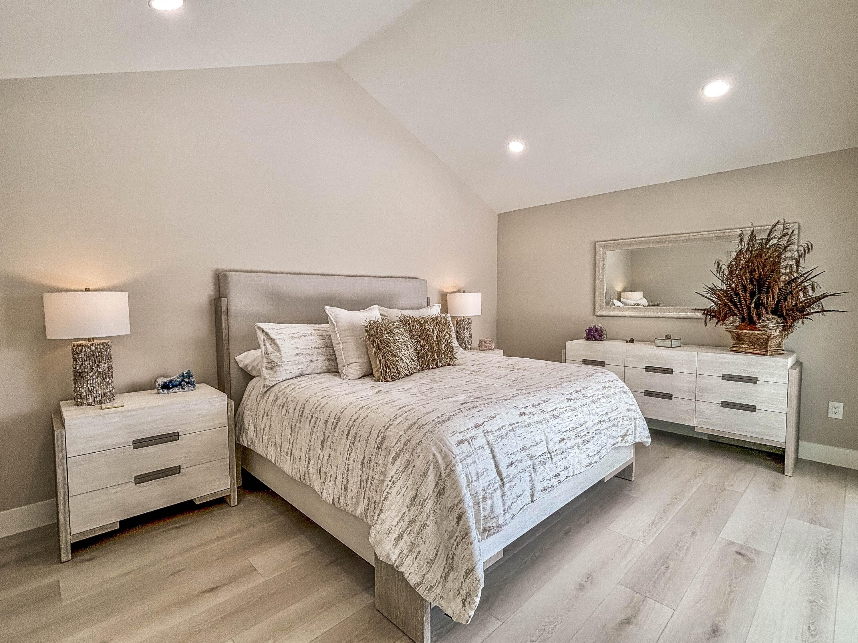 228 Ridge Road Jupiter, FL 33477 - Photo 6 of 13 a bedroom with bed and a couch