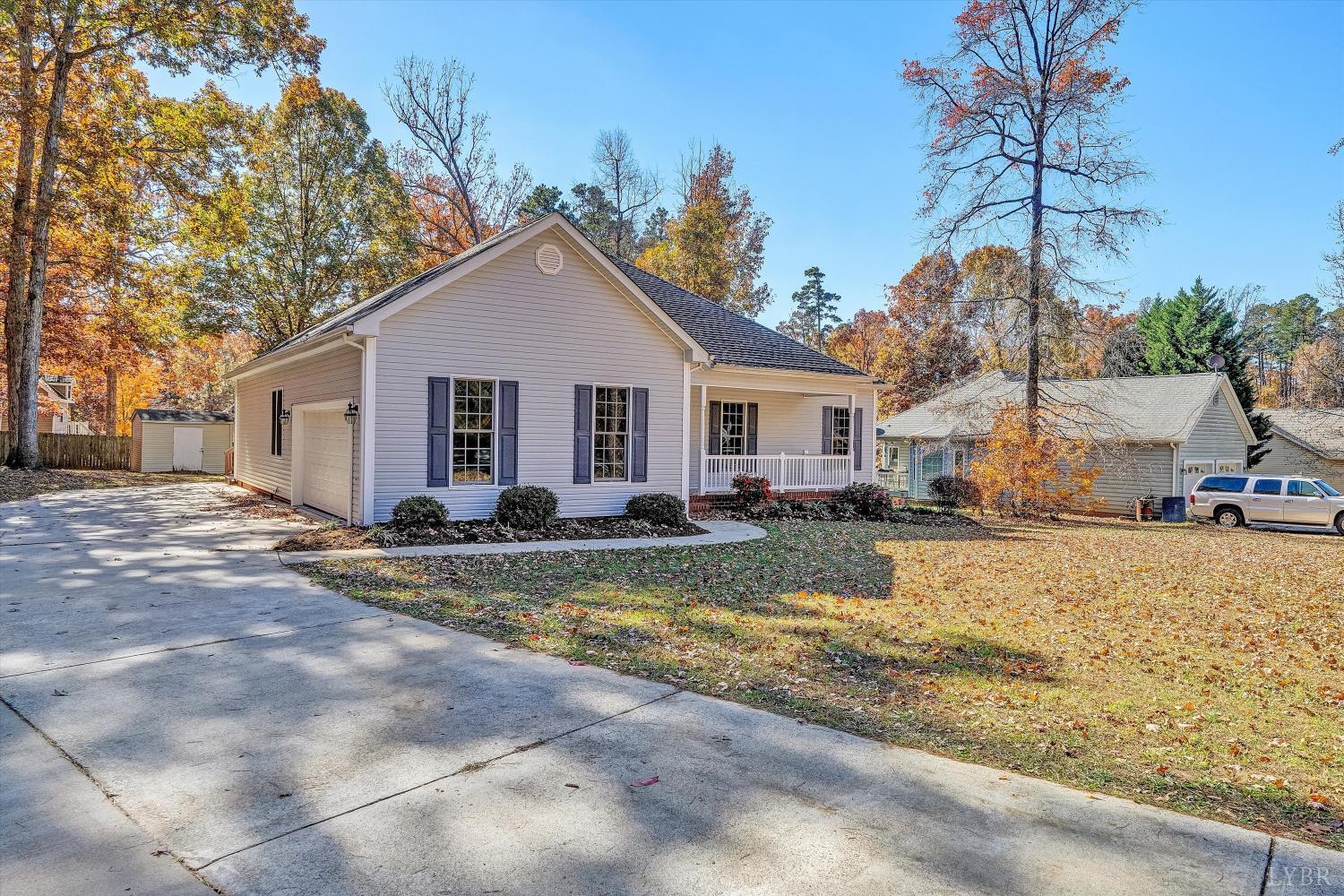 1182 Dan River Church Road South Boston, VA 24592 - Photo 2 of 43 a view of a house with snow on the background