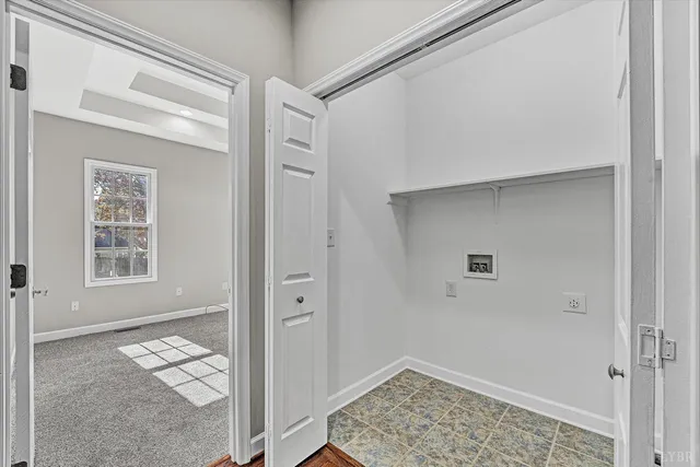 wooden floor and cabinet in a room