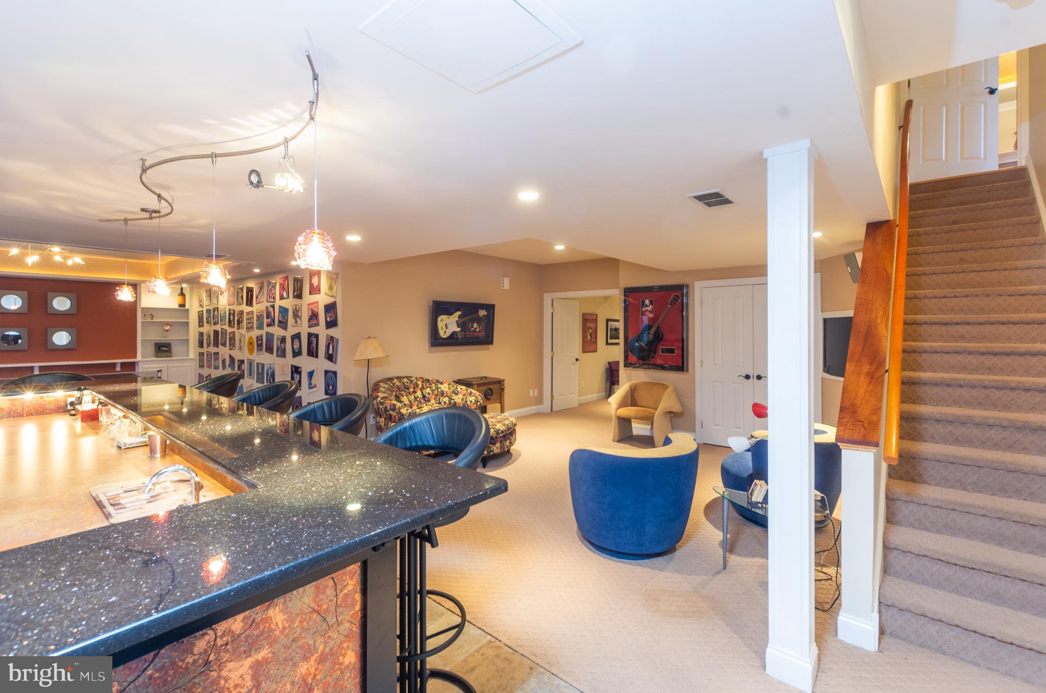 1059 Haverhill Road Chester Springs, PA 19425 - Photo 22 of 30 Finished Lower Level with Bar