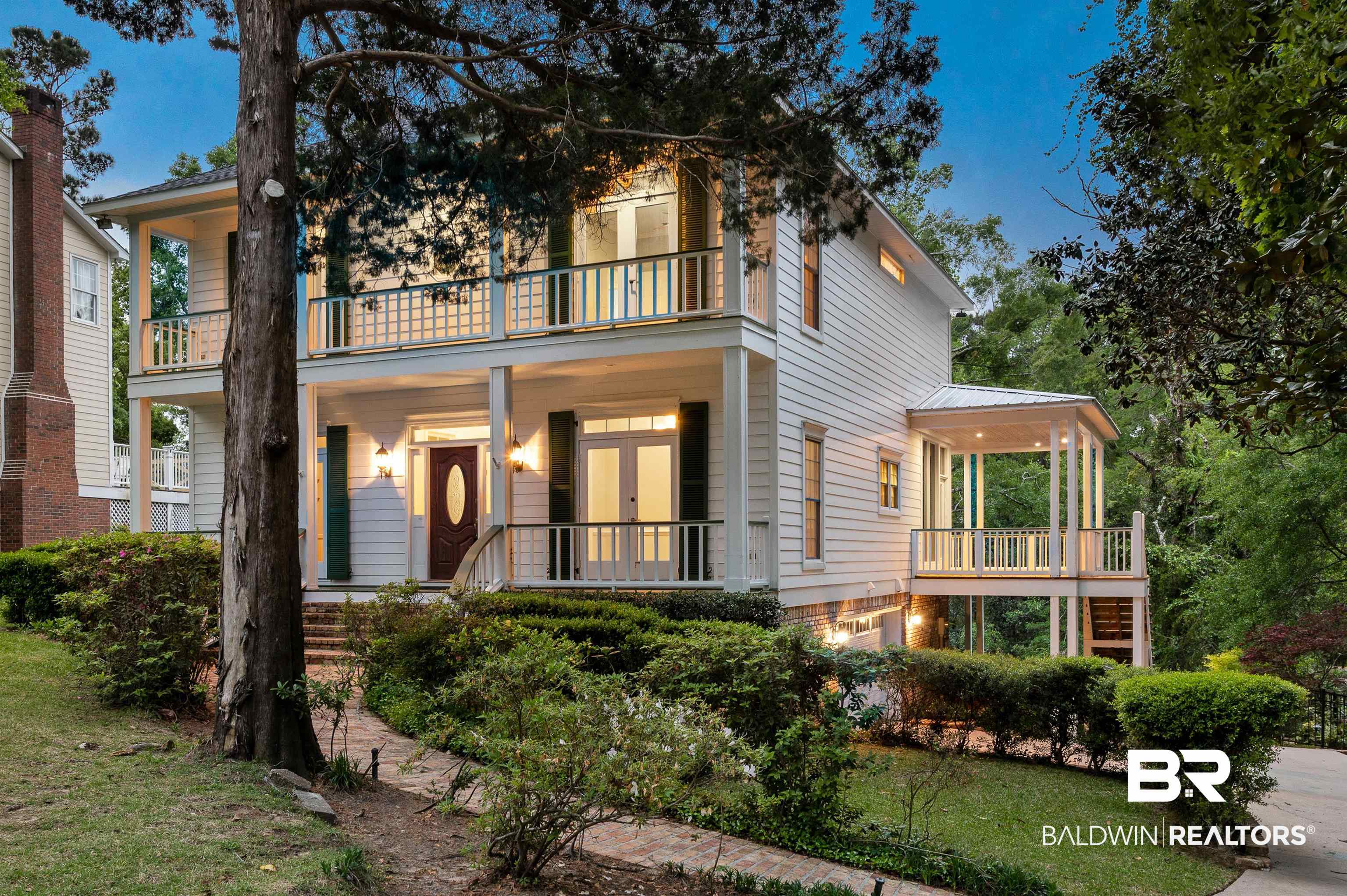 22751 Main Street Fairhope, AL 36532 - Photo 47 of 50 Front View @ Twilight