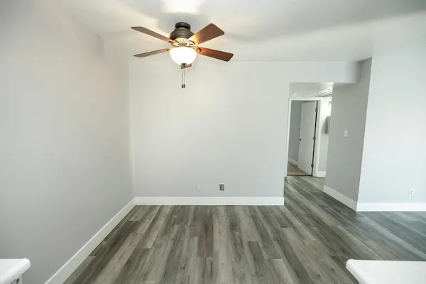 wooden floor in an empty room