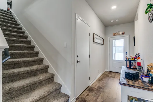 a view of entryway and hall