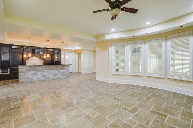 a view of a livingroom with a fireplace